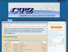 Tablet Screenshot of christiantalkzone.net